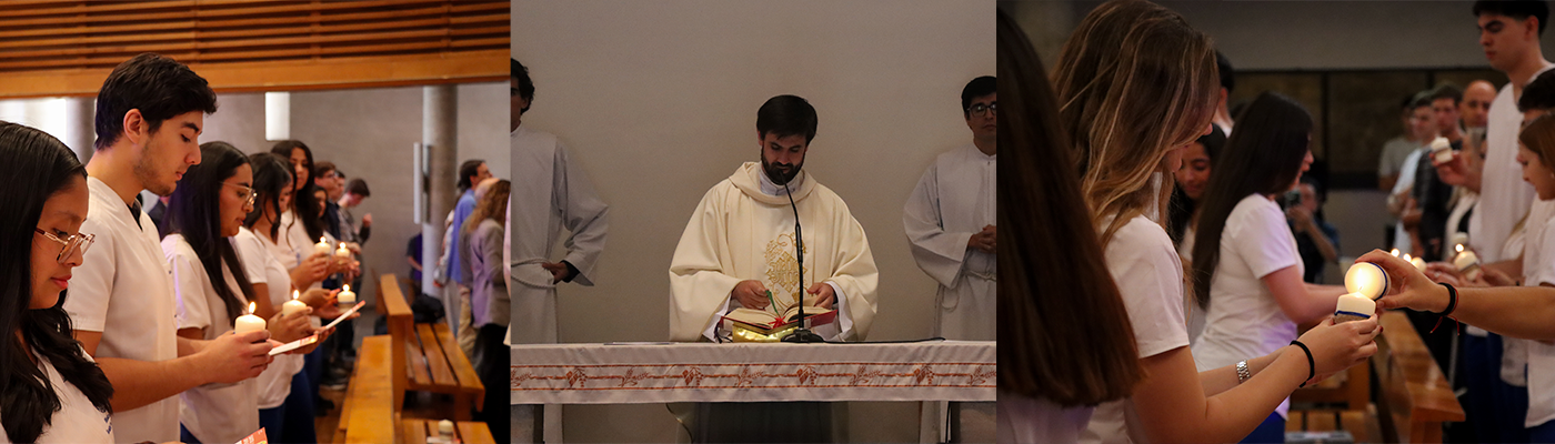 Misa Santa Apolonia: Estudiantes reciben la bendición de sus trajes clínicos